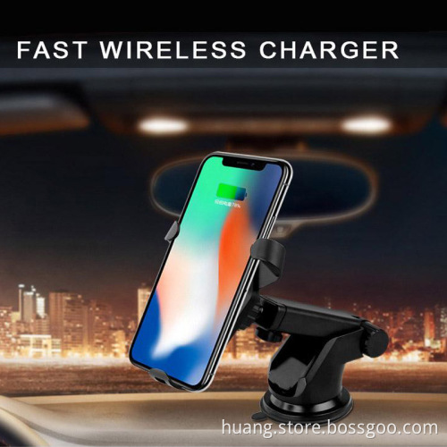 10W N5-3 Fast Wireless Car Charger Phone Mount